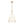 LightFixturesUSA-Mid-Century Brass White Fabric Conical Lantern Chandelier-Ceiling Light-18 in-