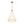 LightFixturesUSA-Mid-Century Brass White Fabric Conical Lantern Chandelier-Ceiling Light-18 in-