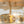 LightFixturesUSA - Mid - Century Clear Textured Glass Drum Flush Mount Light - Ceiling Light - Brass - 
