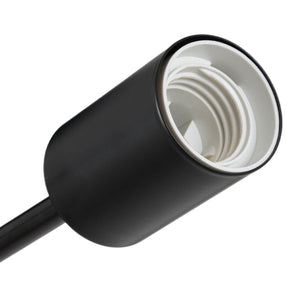LightFixturesUSA-Mid-Century Flush Mount Sputnik Ceiling Light-Ceiling Light-Black-