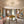 LightFixturesUSA-Mid-Century Flush Mount Sputnik Ceiling Light-Ceiling Light-Gold-6 + 1 LED