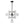 LightFixturesUSA-Mid-Century Frosted Glass Bubble Tiered Sputnik Chandelier-Chandelier-Black-