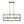 LightFixturesUSA - Mid - Century Glass Bubble Rectangular Cage Island Chandelier - Chandelier - Black + Brass - 