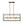 LightFixturesUSA - Mid - Century Glass Bubble Rectangular Cage Island Chandelier - Chandelier - Black + Brass - 