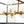 LightFixturesUSA - Mid - Century Glass Bubble Rectangular Cage Island Chandelier - Chandelier - Black + Brass - 