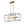 LightFixturesUSA - Mid - Century Glass Bubble Rectangular Cage Island Chandelier - Chandelier - Black + Brass - 