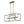 LightFixturesUSA - Mid - Century Glass Bubble Rectangular Cage Island Chandelier - Chandelier - Black + Brass - 