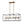 LightFixturesUSA - Mid - Century Glass Bubble Rectangular Cage Island Chandelier - Chandelier - Black + Brass - 