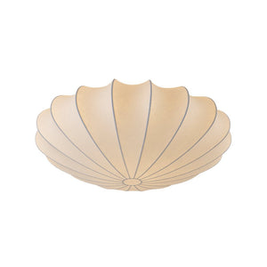 LightFixturesUSA - Mid - Century Modern White Flush Mount Light - Ceiling Light - 19 in. (3 - Lt) - 