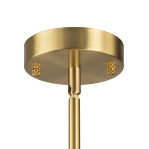 LightFixturesUSA - Mid - Century Opal Glass Globe Brass Sputnik Chandelier - Chandelier - 10 - Lt - 