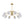 LightFixturesUSA - Mid - Century Opal Glass Globe Brass Sputnik Chandelier - Chandelier - 10 - Lt - 