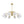LightFixturesUSA - Mid - Century Opal Glass Globe Brass Sputnik Chandelier - Chandelier - 10 - Lt - 