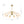 LightFixturesUSA - Mid - Century Opal Glass Globe Brass Sputnik Chandelier - Chandelier - 10 - Lt - 