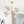 LightFixturesUSA - Mid - Century White Brass 8 - Light UP and Down Chandelier - Chandelier - 8 - Lt - 