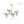 LightFixturesUSA - Mid - Century White Brass 8 - Light UP and Down Chandelier - Chandelier - 8 - Lt - 