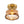 LightFixturesUSA - Mini 1 - Light Amber Swirl Glass Shade Semi Flush Mount - Ceiling Light - Saucer - 2 Packs - 