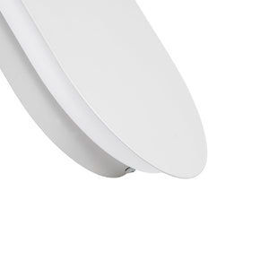 LightFixturesUSA-Mini Oval Pad LED Wall Light Ceiling Fixture-Wall Sconce-2 Packs-White
