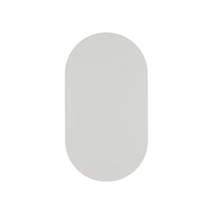 LightFixturesUSA-Mini Oval Pad LED Wall Light Ceiling Fixture-Wall Sconce-2 Packs-White
