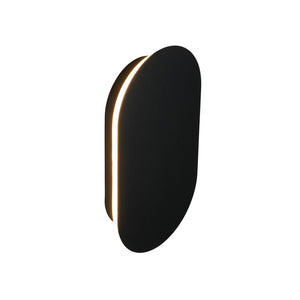 LightFixturesUSA-Mini Oval Pad LED Wall Light Ceiling Fixture-Wall Sconce-2 Packs-White
