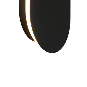 LightFixturesUSA-Mini Oval Pad LED Wall Light Ceiling Fixture-Wall Sconce-2 Packs-White