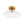 LightFixturesUSA - Minimalist 1 - Light Clear Glass Saucer Semi Flush Mount - Ceiling Light - Brass - 