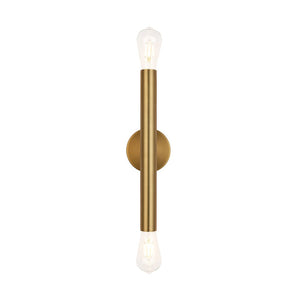 LightFixturesUSA - Minimalist 2 - Light Linear Tube Vanity Wall Sconce - Wall Sconce - Black - 