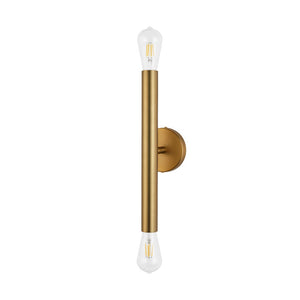 LightFixturesUSA - Minimalist 2 - Light Linear Tube Vanity Wall Sconce - Wall Sconce - Black - 