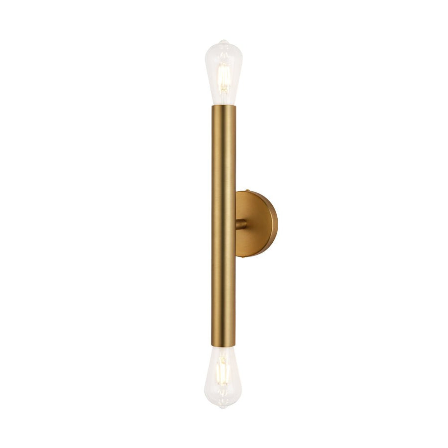 LightFixturesUSA - Minimalist 2 - Light Linear Tube Vanity Wall Sconce - Wall Sconce - Black - 