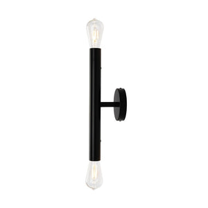 LightFixturesUSA - Minimalist 2 - Light Linear Tube Vanity Wall Sconce - Wall Sconce - Black - 