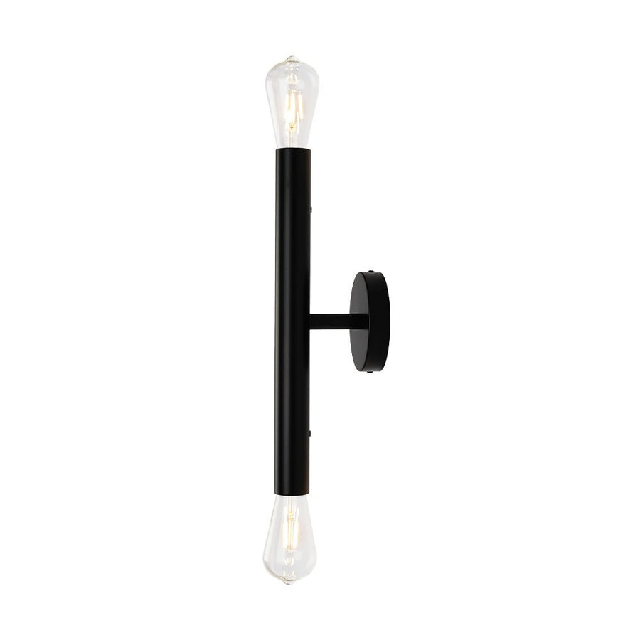 LightFixturesUSA - Minimalist 2 - Light Linear Tube Vanity Wall Sconce - Wall Sconce - Black - 