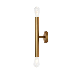 LightFixturesUSA - Minimalist 2 - Light Linear Tube Vanity Wall Sconce - Wall Sconce - Black - 