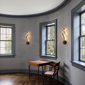 LightFixturesUSA - Minimalist 2 - Light Twist Ribbon Dimmable LED Wall Sconce - Wall Sconce - 1 Pack - 