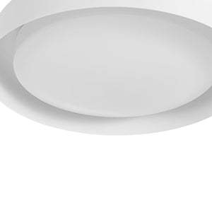 LightFixturesUSA-Minimalist 5CCT Dimmable LED Round Flush Mount Light-Ceiling Light-White-