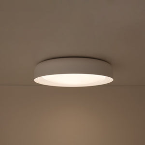 LightFixturesUSA-Minimalist 5CCT Dimmable LED Round Flush Mount Light-Ceiling Light-White-