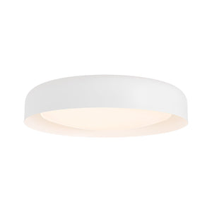 LightFixturesUSA-Minimalist 5CCT Dimmable LED Round Flush Mount Light-Ceiling Light-White-