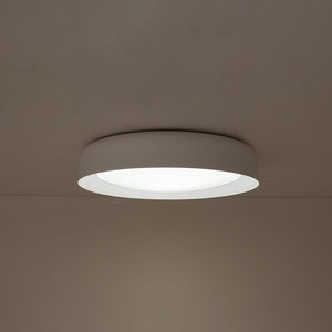 LightFixturesUSA-Minimalist 5CCT Dimmable LED Round Flush Mount Light-Ceiling Light-White-