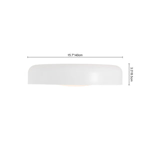 LightFixturesUSA-Minimalist 5CCT Dimmable LED Round Flush Mount Light-Ceiling Light-White-