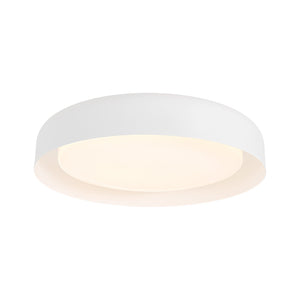 LightFixturesUSA-Minimalist 5CCT Dimmable LED Round Flush Mount Light-Ceiling Light-White-