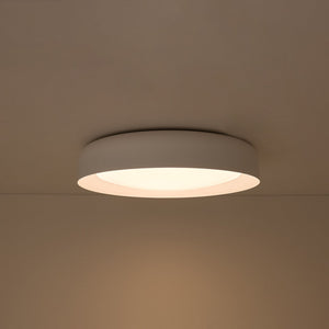 LightFixturesUSA-Minimalist 5CCT Dimmable LED Round Flush Mount Light-Ceiling Light-White-