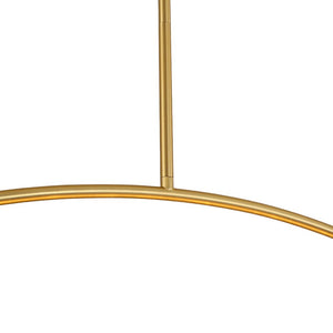 LightFixturesUSA - Minimalist 8 - Light Brass Candle Style Linear Island Chandelier - Chandelier - Brass - 