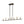 Load image into Gallery viewer, LightFixturesUSA - Minimalist Black Brass Candle Style Linear Island Chandelier - Chandelier - 43.3 in - 
