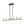LightFixturesUSA - Minimalist Black Brass Candle Style Linear Island Chandelier - Chandelier - 43.3 in - 