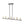 Load image into Gallery viewer, LightFixturesUSA - Minimalist Black Brass Candle Style Linear Island Chandelier - Chandelier - 43.3 in - 
