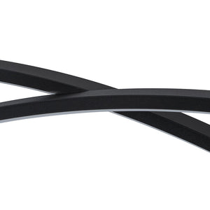 LightFixturesUSA - Minimalist Dimmable LED Black Arched Island Chandelier - Chandelier - Black - 