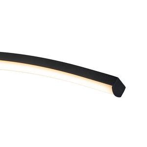 LightFixturesUSA - Minimalist Dimmable LED Black Arched Island Chandelier - Chandelier - Black - 