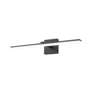 LightFixturesUSA - Minimalist Dimmable LED Linear Vanity Sconce Picture Light - Wall Sconce - Black - 