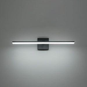 LightFixturesUSA - Minimalist Dimmable LED Linear Vanity Sconce Picture Light - Wall Sconce - Black - 