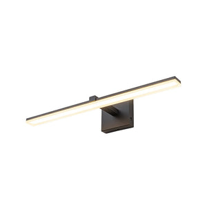 LightFixturesUSA - Minimalist Dimmable LED Linear Vanity Sconce Picture Light - Wall Sconce - Black - 