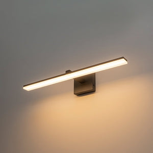 LightFixturesUSA - Minimalist Dimmable LED Linear Vanity Sconce Picture Light - Wall Sconce - Black - 