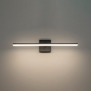 LightFixturesUSA - Minimalist Dimmable LED Linear Vanity Sconce Picture Light - Wall Sconce - Black - 